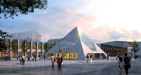 喀什金字塔网架